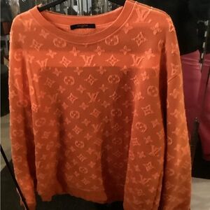 Louis Vuitton Vibrant Orange men’s sweatshirt/sweater